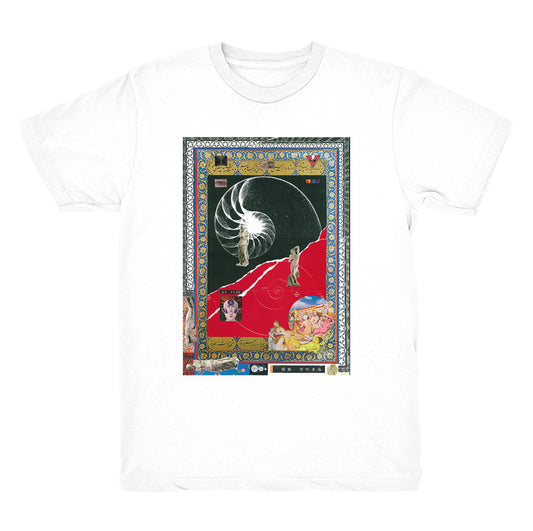 [空中水泳] Cosmic Collage / White Tee