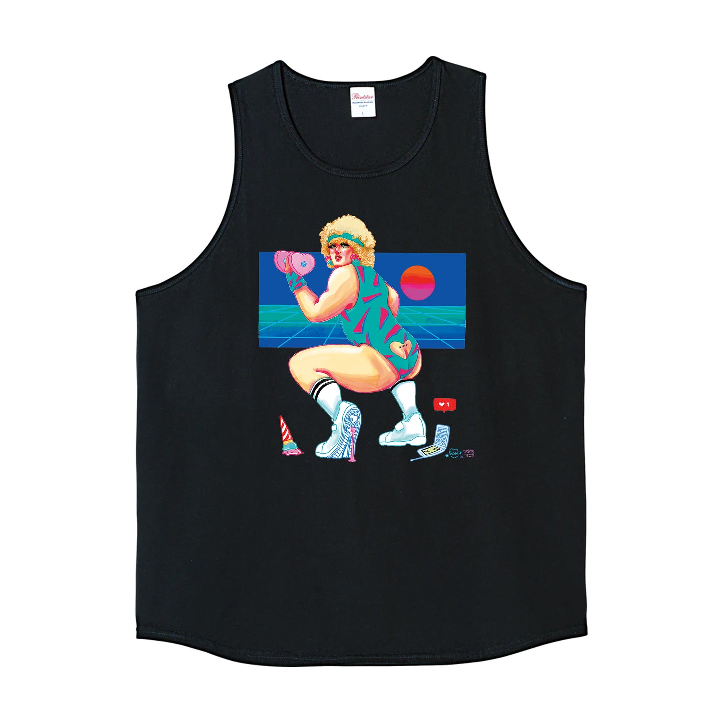 [Abudora Tank Top] Gym / black