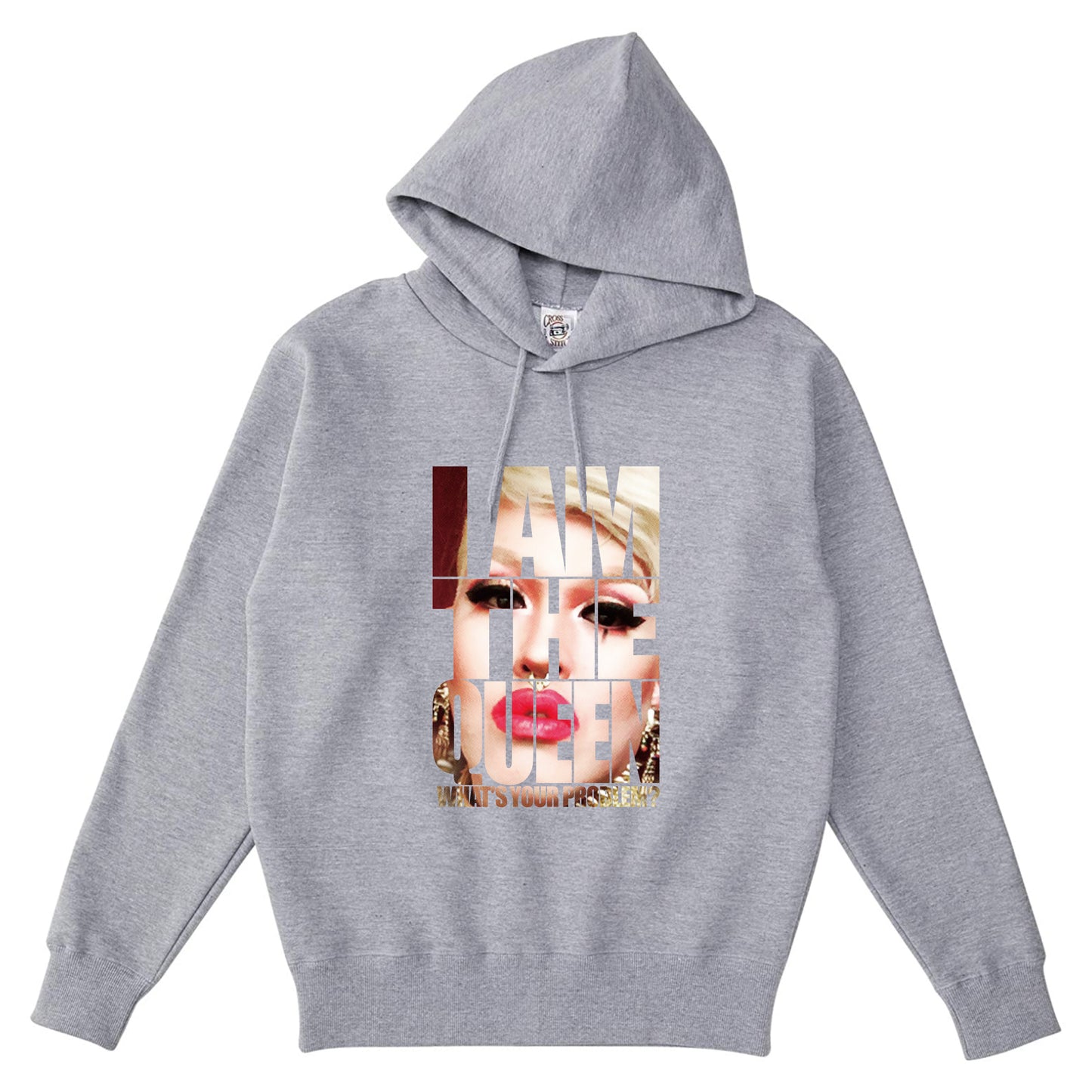 [Abudora Hoodie] QUEEN / gray