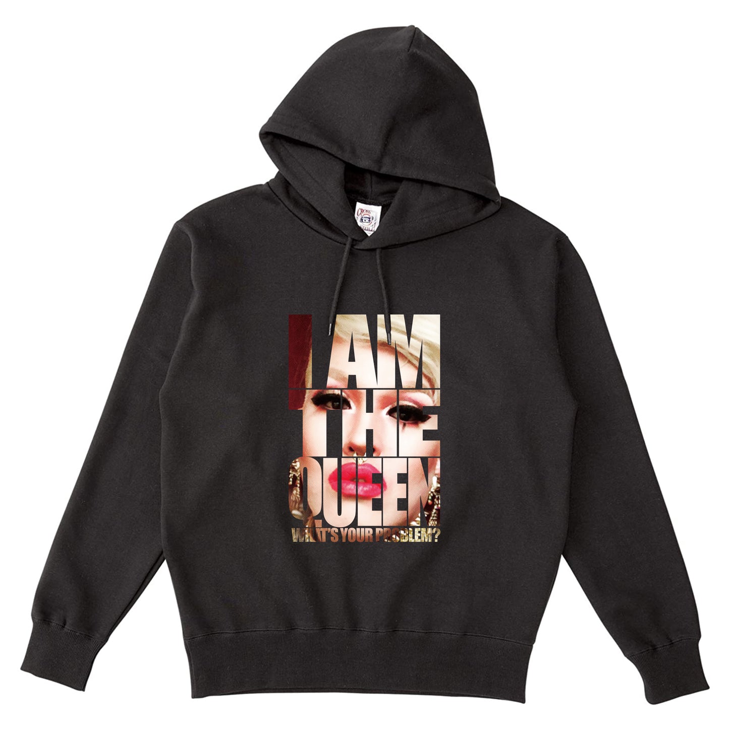 [Abudora Hoodie] QUEEN / black