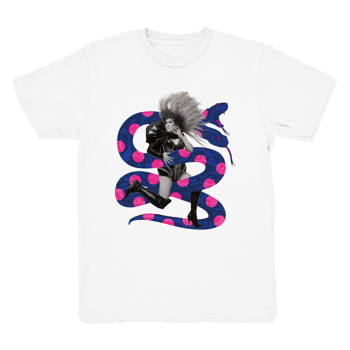 [Abudora T-shirt] Snake / white